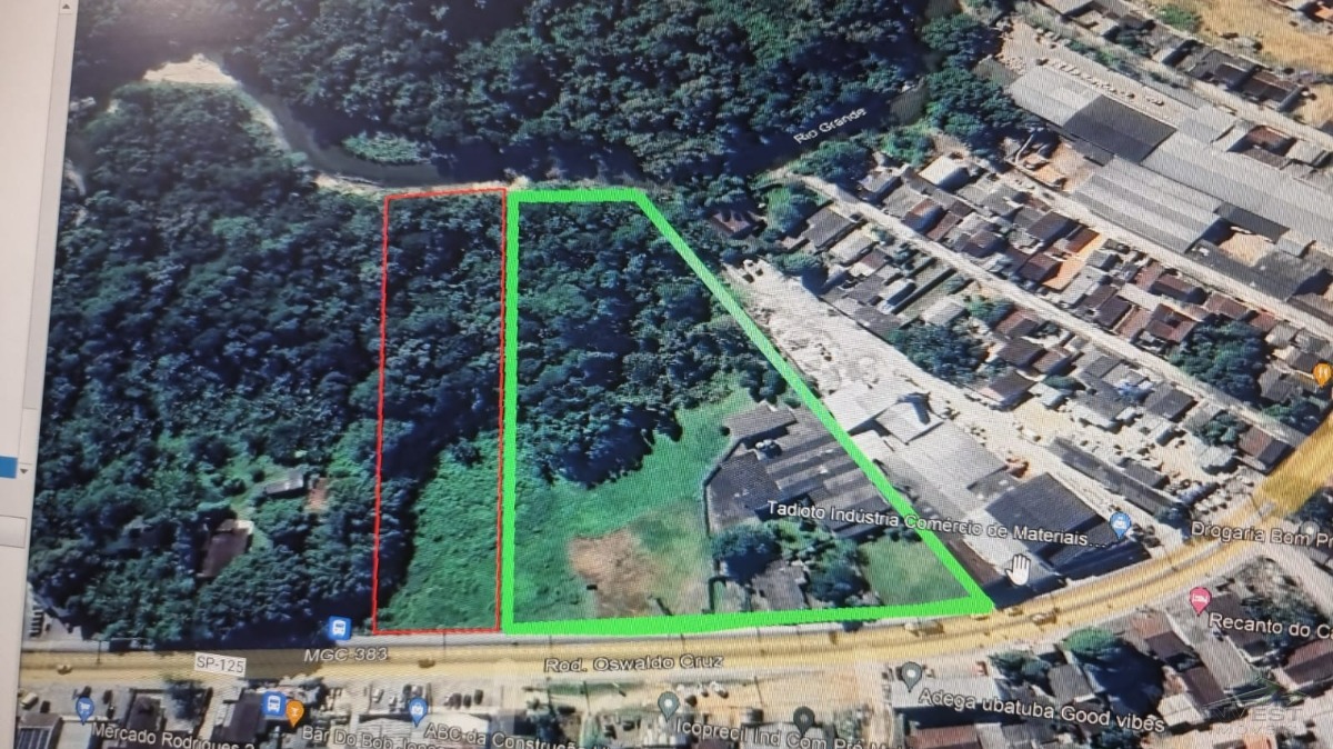 Ubatuba, Mato Dentro - Área com 7200 M2 - 50 Metros de Frente para Rodovia!